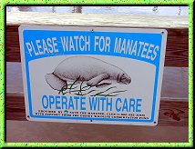 Manatee Sign