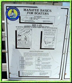 Manatee Sign